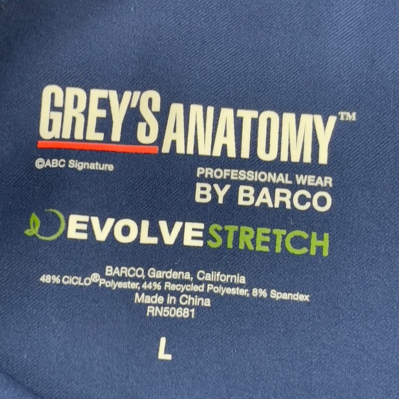 Grey's Anatomy Evolve Stretch Jogger Scrub Pants Women's Size L - Picture 4 of 7